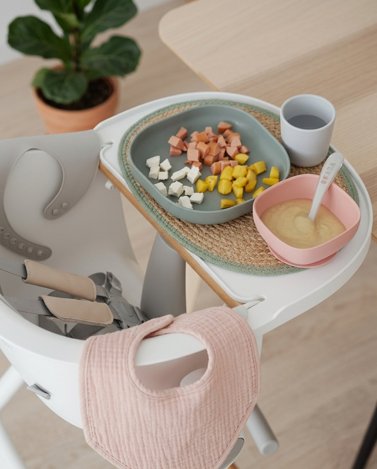 Coffret repas silicone 4 pièces - eucalyptus