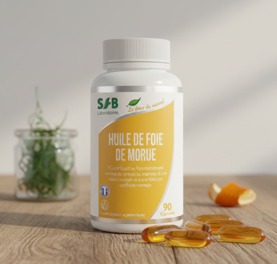 Huile de foie de morue - 90 capsules sfb lab