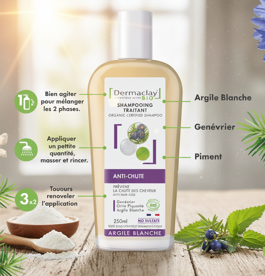 Shampoing Traitant Anti chute - Certifié Bio* - 250 ml